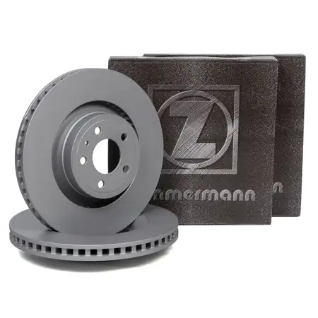 ZIMMERMANN Brake Disc Set for FORD Mustang MK6 2.3 EcoBoost 5.0 V8 (Front) 1915620