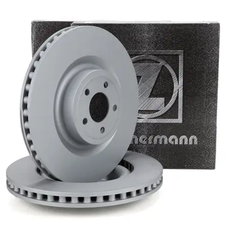 ZIMMERMANN Bremsscheiben Satz f&uuml;r FORD Mustang MK6 mit Performance Bremse vorne 2145462