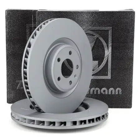 ZIMMERMANN Bremsscheiben Satz f&uuml;r PORSCHE Macan (95B) PR-1LB/1LF ab 02.2017 vorne