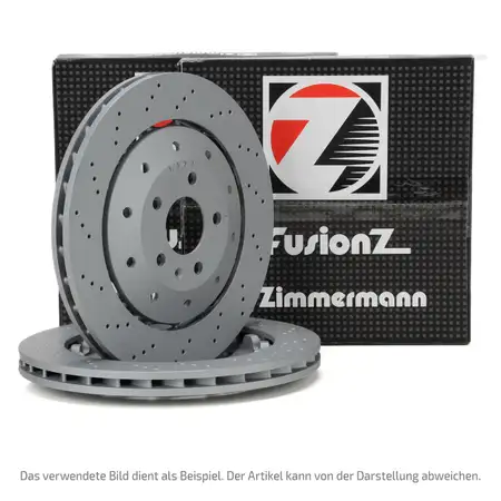 Zimmermann FORMULA Z Brake Disc Set for BMW 2 Series F87 M2 / Competition / CS (Rear)