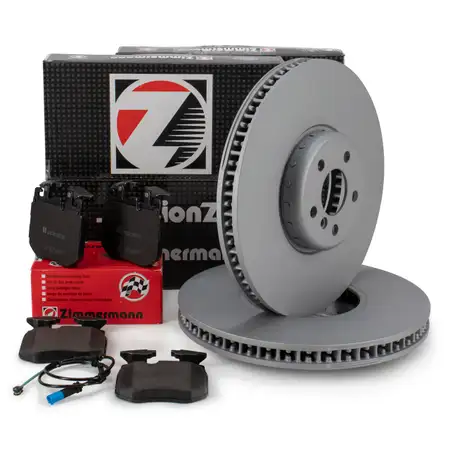 Zimmermann FORMULA F Bremsscheiben Bel&auml;ge Sensor f&uuml;r BMW G30 G31 G32 G11 G12 G14 19" vorne