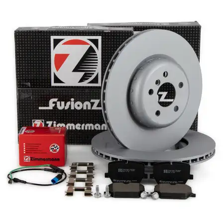 Zimmermann FORMULA F brake discs, pads, and sensor for BMW 3 Series G20 and Z4 with Rear Sport Brakes