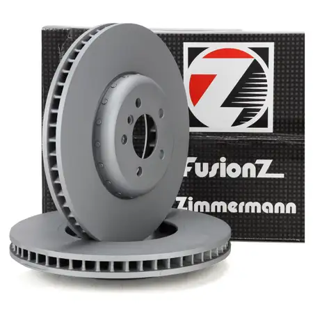 Zimmermann FORMULA F Brake Disc Set for BMW F10, F11, F07, F12, F13, F06, F01&ndash;04 (Front)