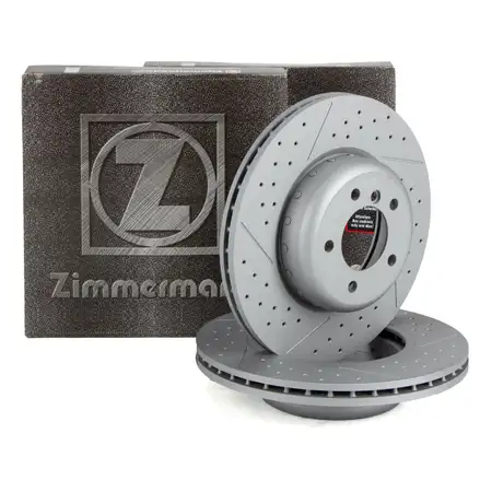 Zimmermann FORMULA F Bremsscheiben Satz f&uuml;r BMW 1er E81-E88 3er E90-93 vorne 34116778647