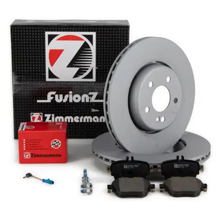 Zimmermann FORMULA S Bremsscheiben + Bel&auml;ge + Sensor f&uuml;r MERCEDES W213 S213 C/A238 hinten