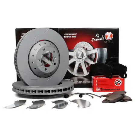 Zimmermann FORMULA Z Brake Discs and Pads (Wako) for Porsche Panamera 970 GTS / Turbo (Front)