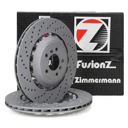 Zimmermann FORMULA Z Brake Disc Set for BMW 5 Series F10 M5, 6 Series F12, F13, F06 M6 (Rear)