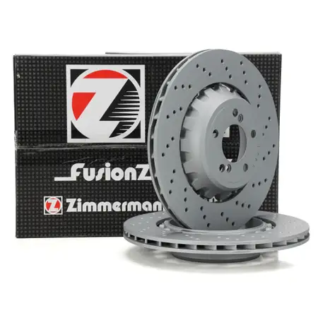 Zimmermann FORMULA Z Brake Disc Set for BMW 2 Series F87 M2, 3 Series F80 M3, 4 Series F82 F83 (Rear)