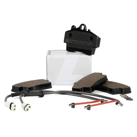 ZIMMERMANN pb:z Bremsbel&auml;ge + Wako f&uuml;r PORSCHE Boxster (986) 2.5 2.7 204-220 PS vorne