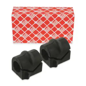 2x FEBI 30623 Stabilisatorlager Stabilager OPEL Astra H Meriva A Combo Vorderachse 350161