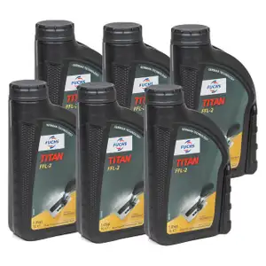 6L 6 Liter FUCHS TITAN FFL-2 Getriebeöl Doppelkupplungsgetriebe für VAG 6-&7-Gang DSG