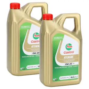 10L 10 Liter CASTROL EDGE 0W-20 C5 Motor&ouml;l &Ouml;l dexos1 Gen3 f&uuml;r MB 229.71 JAGUAR LAND ROVER