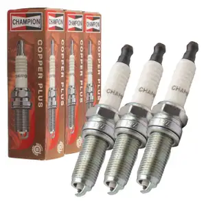 3x CHAMPION OE197/T10 RER8YC Z&uuml;ndkerze f&uuml;r HYUNDAI i10 PA KIA Picanto TA 1.0 69 PS