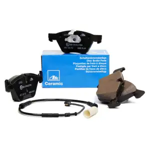 ATE Ceramic Bremsbel&auml;ge + Warnkontaktsensor f&uuml;r BMW 1er E81-88 3er E90-93 ab 03.2010 vorne