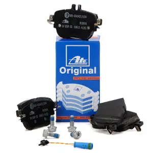 ATE Original Bremsbel&auml;ge + Warnkontaktsensor f&uuml;r MERCEDES E-Klasse W213 S218 CLS hinten