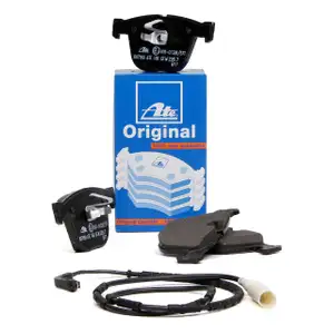 ATE Original Bremsbel&auml;ge + Warnkontaktsensor f&uuml;r BMW 1er E81 1M 3er E90 E92 M3/GTS hinten