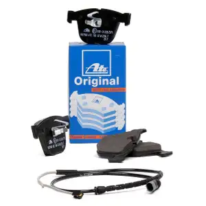 ATE Original Bremsbeläge + Warnsensor für BMW X5 E70 F15 X6 E71 E72 F16 ab 04.2010 hinten