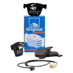 ATE Original Bremsbel&auml;ge + Warnkontaktsensor f&uuml;r BMW 5er E61 Touring 545i 550i 535d hinten