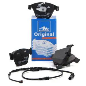 ATE Original Bremsbel&auml;ge + Warnkontaktsensor f&uuml;r BMW 5er F10 F11 528i 530i 520-530d vorne