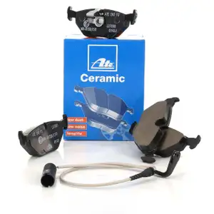 ATE Ceramic Bremsbel&auml;ge + Warnkontaktsensor f&uuml;r BMW 5er E39 Limo 520-540i 520-530d hinten