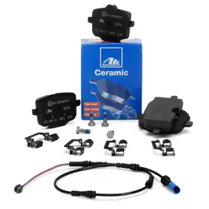 ATE Ceramic Bremsbel&auml;ge + Warnkontaktsensor f&uuml;r BMW 5er G30 G31 6er Gran Turismo hinten