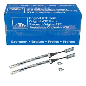 2x ATE 24.3727-0786.2 Bremsseil f&uuml;r OPEL Corsa C mit ABS Tigra B hinten 522152/93170227