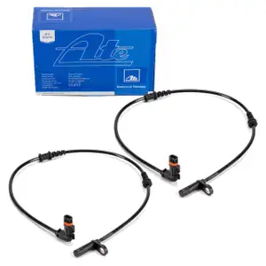 2x ATE 24071163893 ABS Sensor Raddrehzahl f&uuml;r MERCEDES-BENZ SLK SLC R172 vorne 1725400017