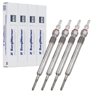 4x BERU GE133 0100266040 Glühkerze für VW Golf 6 7 Passat B6 B7 B8 Polo T5 T6 1.6/2.0 TDI