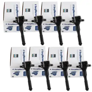 8x BERU ZS302 Zündspule für BMW E39 535i 540i M5 E38 E31 840Ci X5 E53 Z8 M62 12131703825
