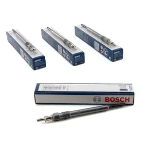 4x BOSCH GLP008 0250202142 Glühkerze für MERCEDES W202 W203 W210 W211 OM611 OM646