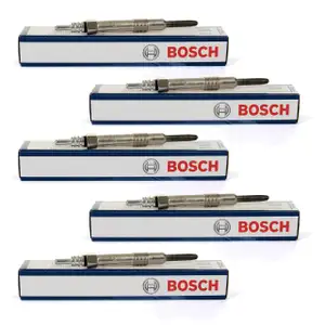 5x BOSCH GLP007 0250202036 Glühkerze für ALFA ROMEO 156 FIAT Marea Kappa LANCIA 2.4 JTD