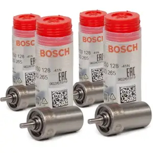 4x BOSCH 0434250128 Einspritzd&uuml;se Zapfend&uuml;se f&uuml;r MERCEDES-BENZ OM601 DIESEL 0010174912