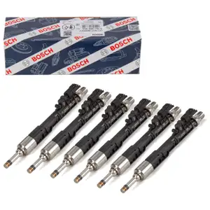 6x BOSCH 0261500533 Einspritzdüse für BMW F30-34 F32-36 F10/11 F12/13 F01 X3 X4 X5 N54 N55