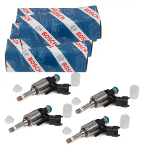 4x BOSCH 0261500029 Einspritzd&uuml;se f&uuml;r CITROEN C4 1 MINI R56 R55 PEUGEOT 207 1 1.6 Turbo