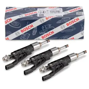 3x BOSCH 0261500541 Einspritzventil f&uuml;r BMW F20 F21 F44 F45 F46 F30 F31 X1 F48 X2 F39 B38