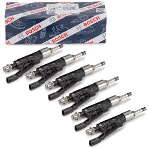 6x BOSCH 0261500541 Einspritzventil f&uuml;r BMW F20 F21 F22 F23 F30-34 F32-36 G30 G31 X3 B58