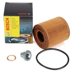 BOSCH 1457429249 &Ouml;lfilter + Schraube f&uuml;r PEUGEOT 3008 Hybrid 224/299 PS ab 10.2019