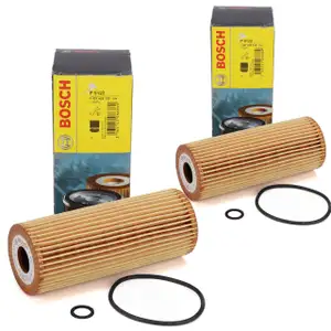 2x BOSCH 1457429122 Ölfilter für MERCEDES W202 W203 W124 W210 W463 W163 W140 1041800109