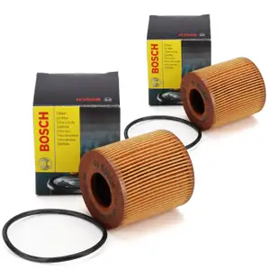 2x BOSCH 1457429249 Ölfilter für CITROEN FIAT FORD JAGUAR MINI OPEL PEUGEOT TOYOTA VOLVO