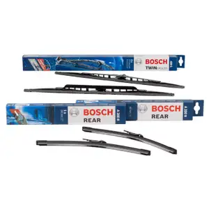 BOSCH 480S + 2x A280H Scheibenwischer für MINI Clubman R55 vorne + hinten
