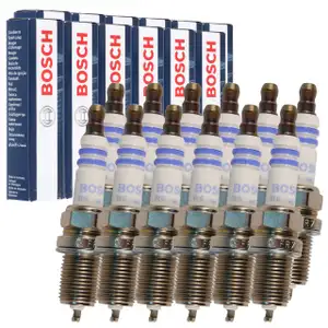 12x BOSCH FR7KPP33U+ 0242236544 Z&uuml;ndkerze f&uuml;r MERCEDES W203 S203 CL203 R170 32 AMG M112