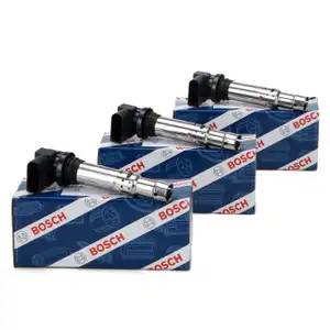 3x BOSCH 0986221023 Zündspule für VW Polo 9N 6R 6C SEAT Ibiza 3 4 SKODA Fabia 1 2 1.2
