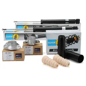 2x BILSTEIN B4 Sto&szlig;d&auml;mpfer + Staubschutz + Domlager f&uuml;r SKODA Fabia 1 VW Polo 9N hinten