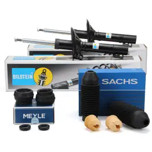 2x BILSTEIN B4 Sto&szlig;d&auml;mpfer + Staubschutz + Domlager f&uuml;r AUDI A3 VW Golf 4 Allrad vorne
