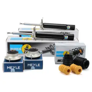 2x BILSTEIN B4 Sto&szlig;d&auml;mpfer + Staubschutz + Domlager f&uuml;r BMW 5er E39 Limo + Touring vorne