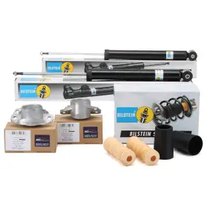 2x BILSTEIN B4 Stoßdämpfer + Staubschutz + Domlager für SKODA Fabia 1 Combi hinten