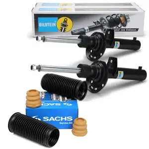 2x BILSTEIN B4 Sto&szlig;d&auml;mpfer + Staubschutz f&uuml;r AUDI A3 SEAT Leon SKODA Octavia Golf 5 vorne