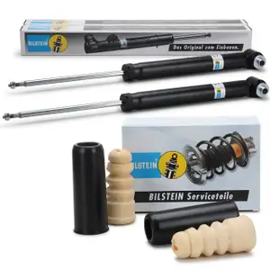 2x BILSTEIN B4 Sto&szlig;d&auml;mpfer + B1 Staubschutz f&uuml;r AUDI A6 4F C6 Limo + Avant hinten