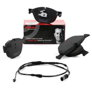 BREMBO P06076 Bremsbel&auml;ge + Wako f&uuml;r BMW 5er F10 F11 F07 6er F12 F13 7er F01-04 vorne