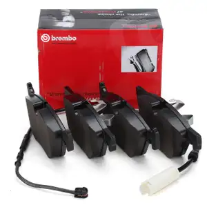 BREMBO P06040 Bremsbel&auml;ge + Warnkontakt f&uuml;r BMW 1er E81-88 3er E90-93 ab 03.2010 vorne